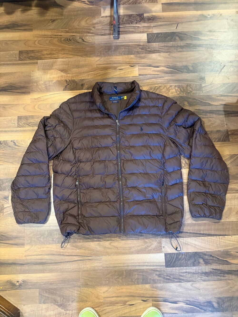 Polo Ralph Lauren Chocolate Puffer Jacket Size XXL